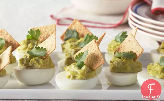 Oeufs Farcis au Guacamole Crémeux
