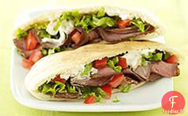 Sandwichs au Rôti de Bœuf Crémeux