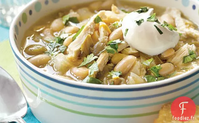 Chili aux Haricots Blancs et au Poulet
