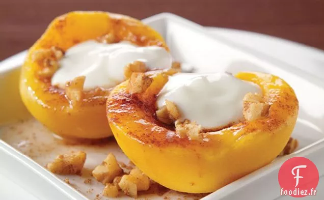 Pêches à la Cannelle et à la Cassonade