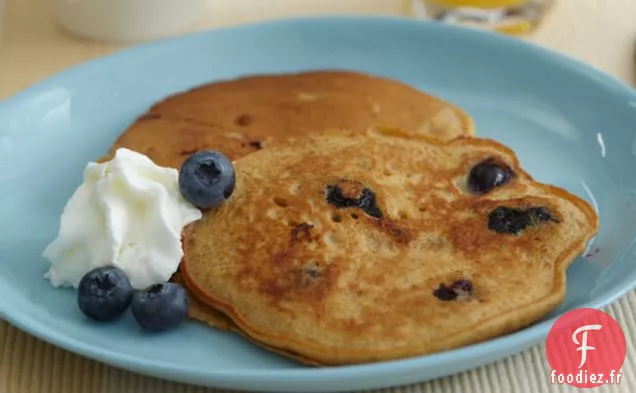 Crêpes Graham aux Myrtilles