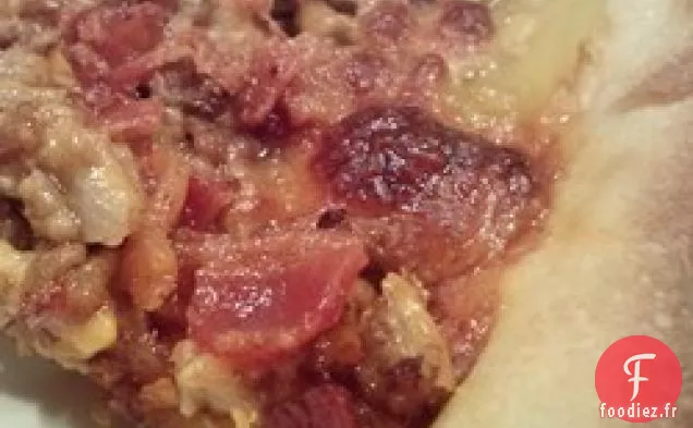 Véritable Pizza au Cheeseburger