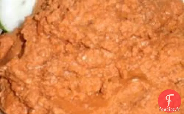 Houmous aux Tomates séchées et Graines de Fenouil