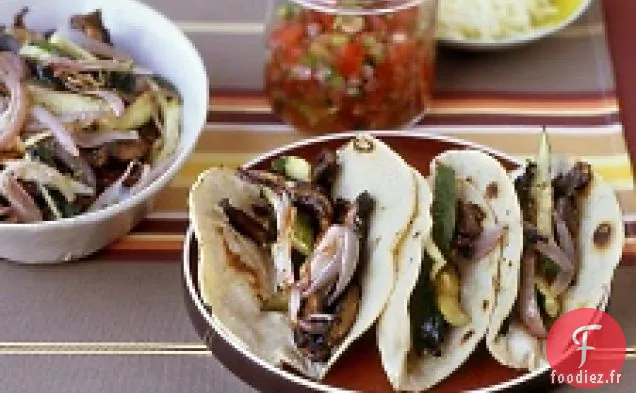 Tacos Au Portobello Et Courgettes