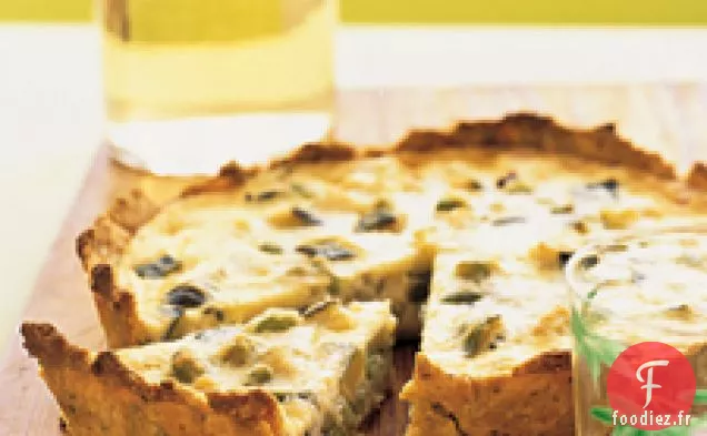 Quiche Aux Courgettes Et À L'Edamame