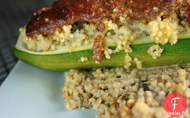 Courgettes farcies aux arachides + Gagnant