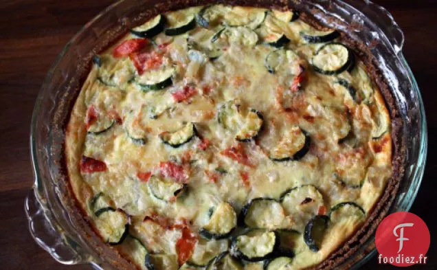Tarte Aux Courgettes, Tomates Et Fromage Suisse