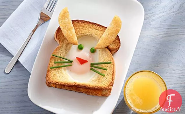 Lapin dans le trou