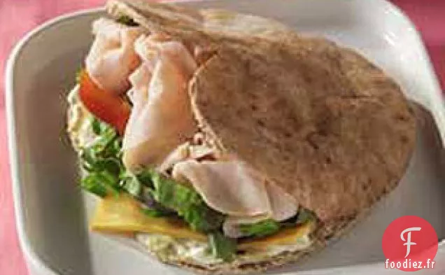 Sandwich Pita En Forme De Coeur