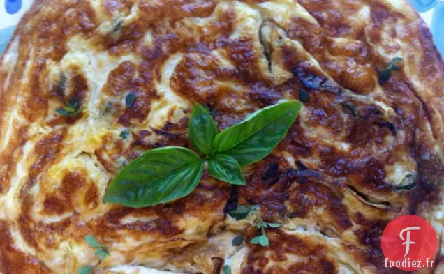 Frittata de Courgettes au Fromage
