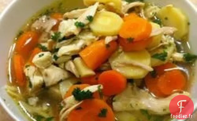 Soupe de Nouilles au Poulet Maison!