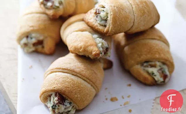 Croissants Apéritifs au Bacon
