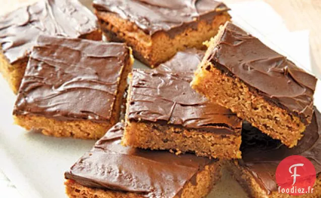 Barres au Chocolat Et au Beurre d'Arachide