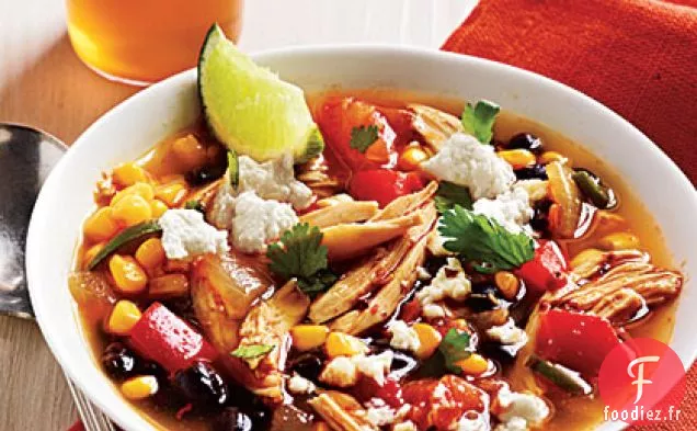 Soupe au Poulet Tex-Mex