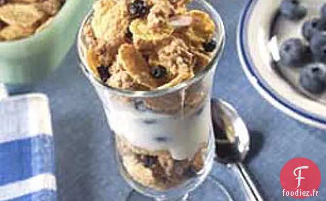 Parfait Croquant aux Myrtilles