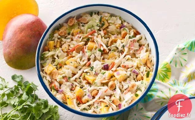 Salade de chou Arachide-Mangue