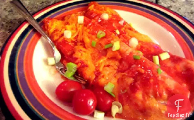 Enchiladas sans Viande à la Crème Sure