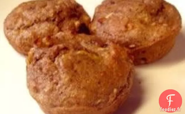 Muffins au Son de Pomme Faible En Gras