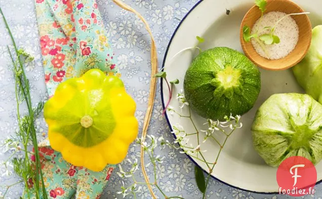 Courgettes Globe Farcies Au Millet Et Aux Légumes