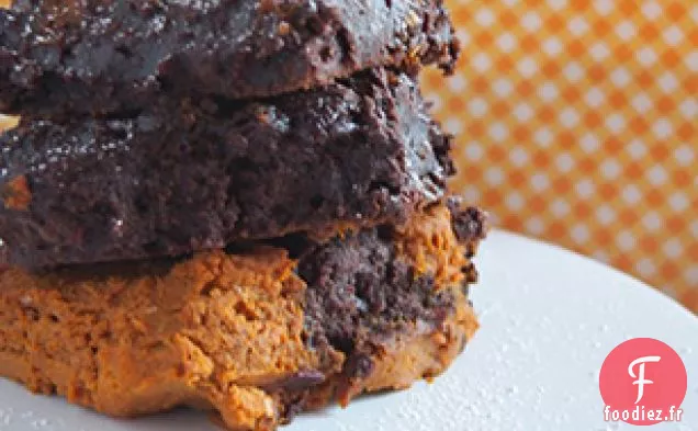 Brownies Tourbillonnants au Fromage à la Crème à la Citrouille