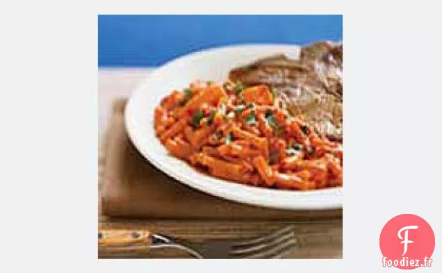 Macaroni à la Citrouille Rôtie