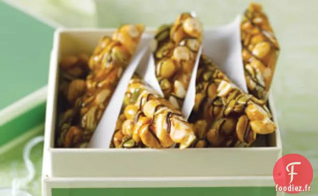 Cacahuètes Croquantes et Graines de Citrouille Cassantes