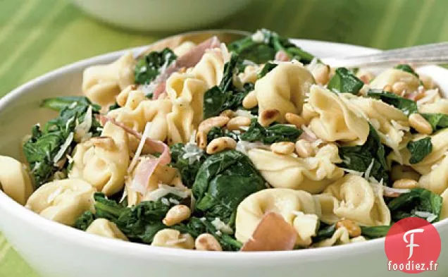 Pâtes au Prosciutto et aux Épinards