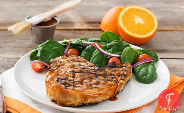 Côtelettes De Porc Grillées aux Agrumes