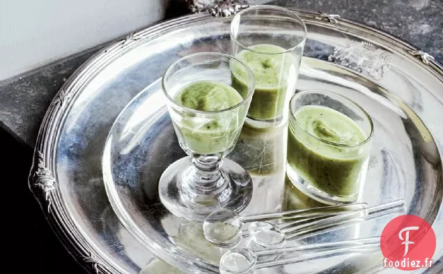 Soupe de Courgettes à la Crème Fraîche