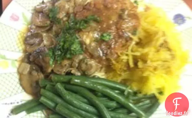 Poulet aux Champignons Piccata
