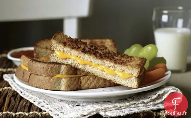 Bâtonnets de Sandwich au Fromage Grillé pour un