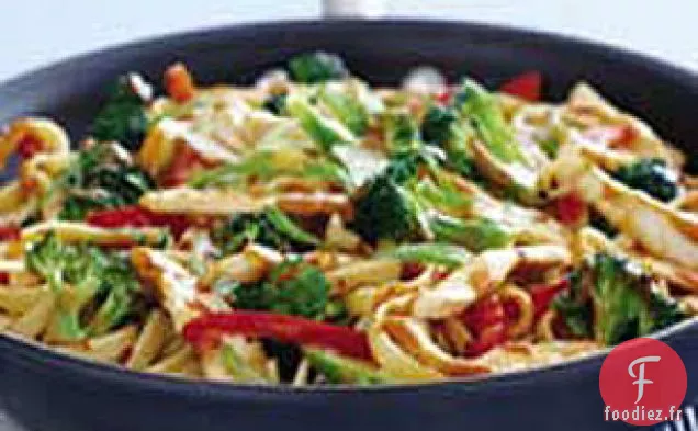 Sautés Printaniers à la sauce aux Arachides