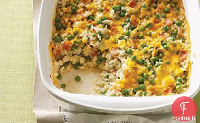Cuisson au Jambon au Fromage et au Riz