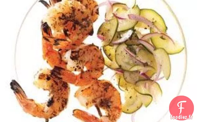 Salade De Courgettes Et Oignons Marinés