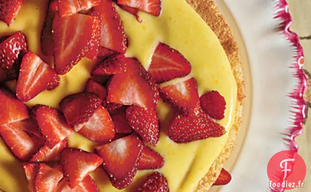 Génoise au Caillé d'Orange et aux Fraises