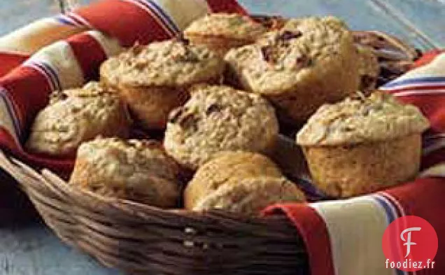 Muffins au Son et Compote de Pommes
