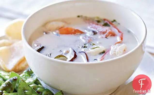 Soupe Thaïlandaise Aigre-Chaude aux Crevettes