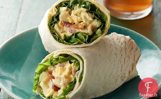 Wraps de Salade aux Œufs BLT