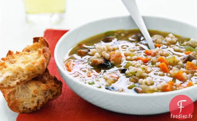 Soupe d'Orge Aux Champignons