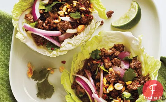 Coupes de Chou au Bœuf Thaï