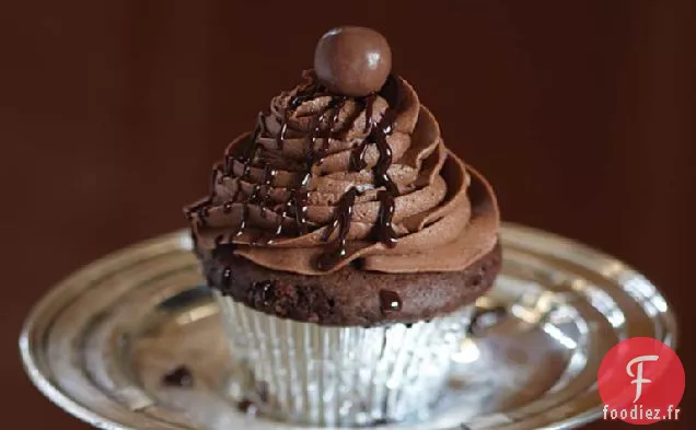 Cupcakes Hauts Au Chocolat