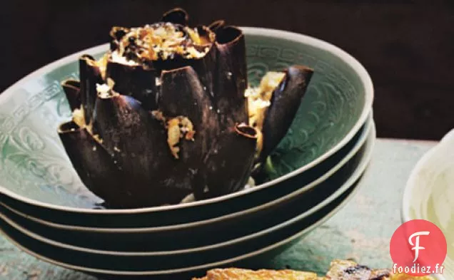 Artichauts Farcis Aux Câpres Et Fromage Pecorino
