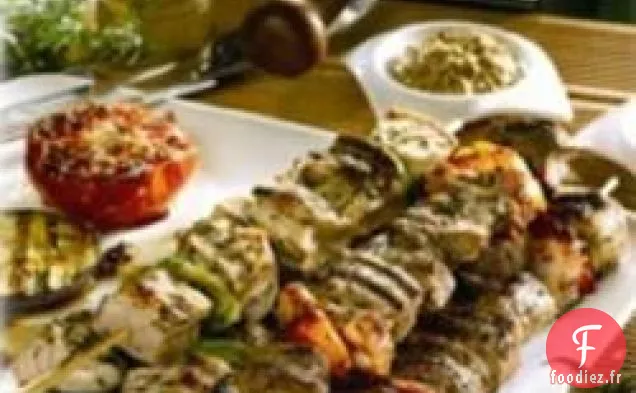 Brochettes marinées à la Moutarde Maille® Dijon Originale