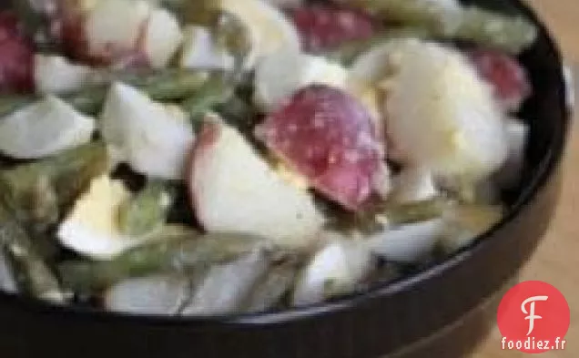 Salade de Pommes de Terre, Œufs et Haricots Verts