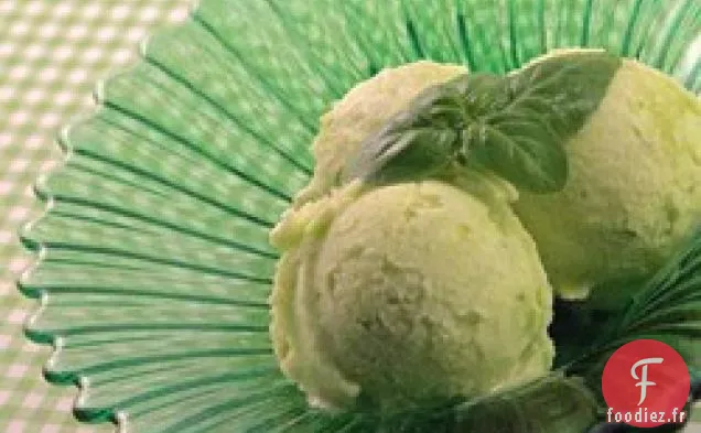 Sorbet Ananas et Basilic