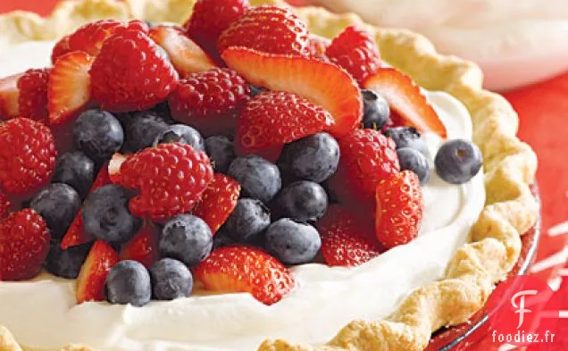 Tarte à la Crème Triple Berry