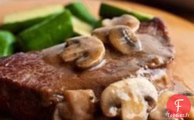 Steaks Poêlés Swanson® avec Sauce aux Champignons