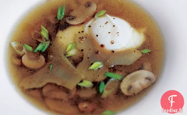 Œufs à la Coque et Artichauts en Bouillon