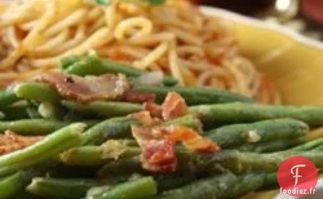 Haricots Verts Avec Vinaigrette À L'Échalote