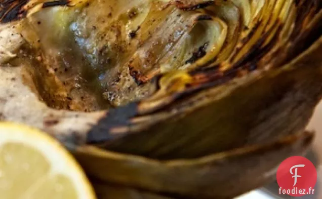 Artichauts Grillés Et Aïoli Aux Câpres